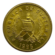 Moeda Guatemala 1 Centavo 1995 SOB