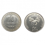 Moeda Timor Leste 10 centavos, 2003-2012 F Fauna