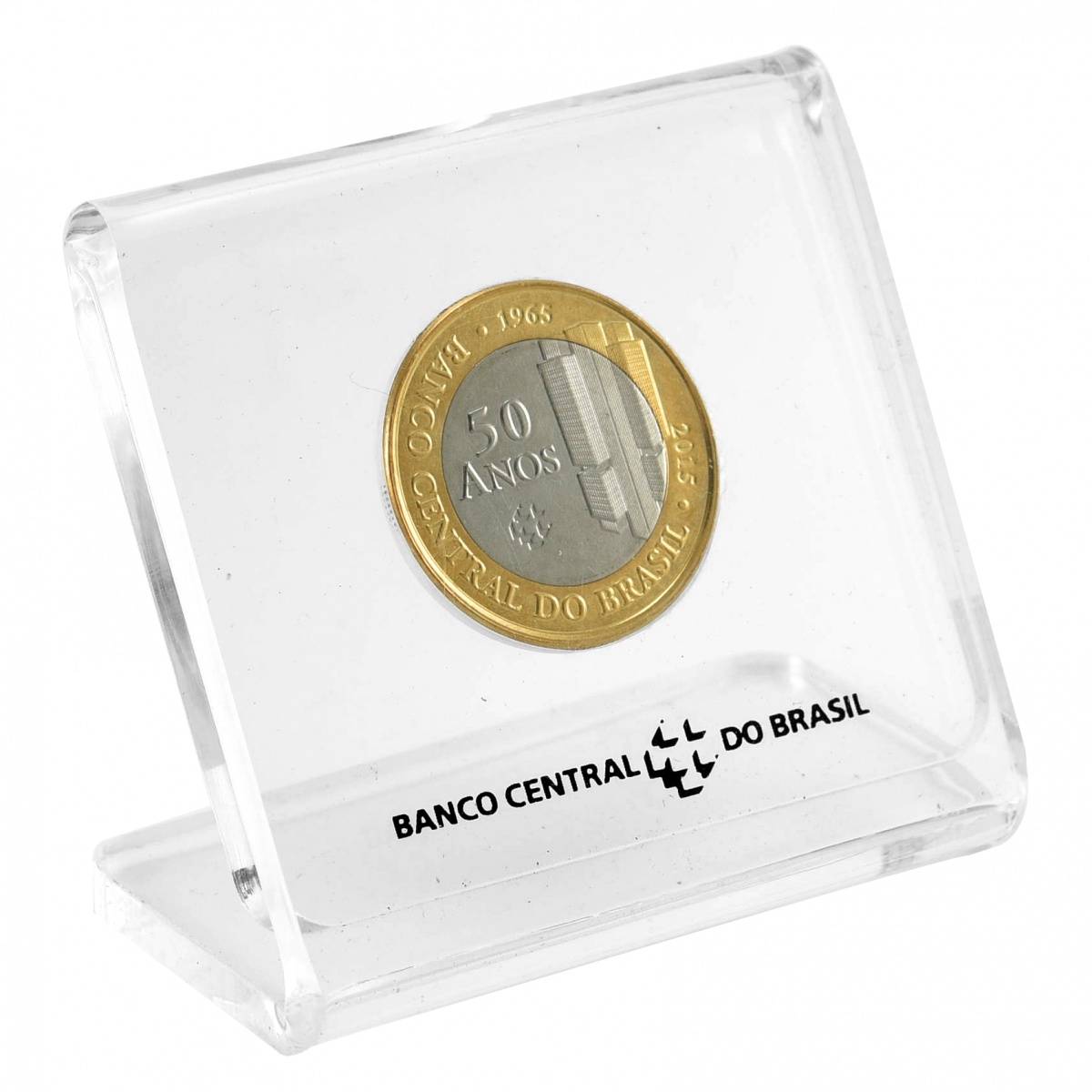 Acrílico Oficial do Banco Central - BC 50 anos