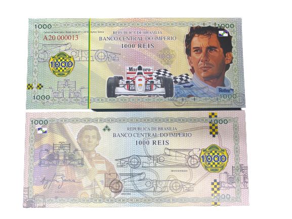 Cédula Fantasia Ayrton Senna