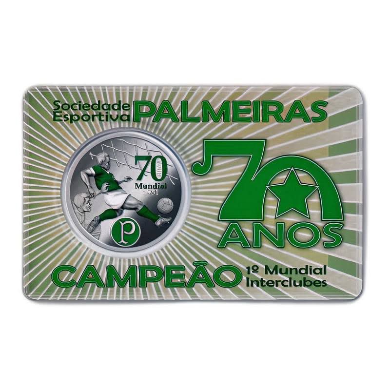 Medalha Do Campeonato Mundial Do Palmeiras 1951 Cuproníquel  Oficial da CMB