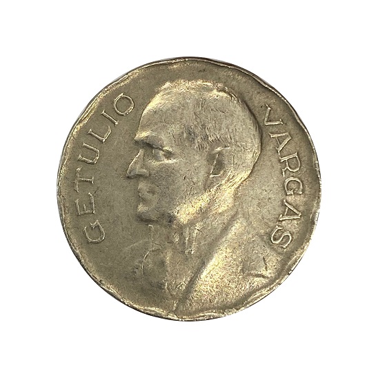 Moeda Brasil 100 Réis 1938 Getúlio Vargas MBC
