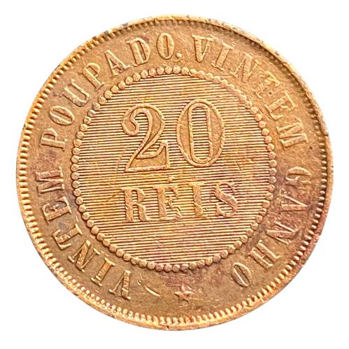 Moedas Brasil 20 reis 1912 Bronze