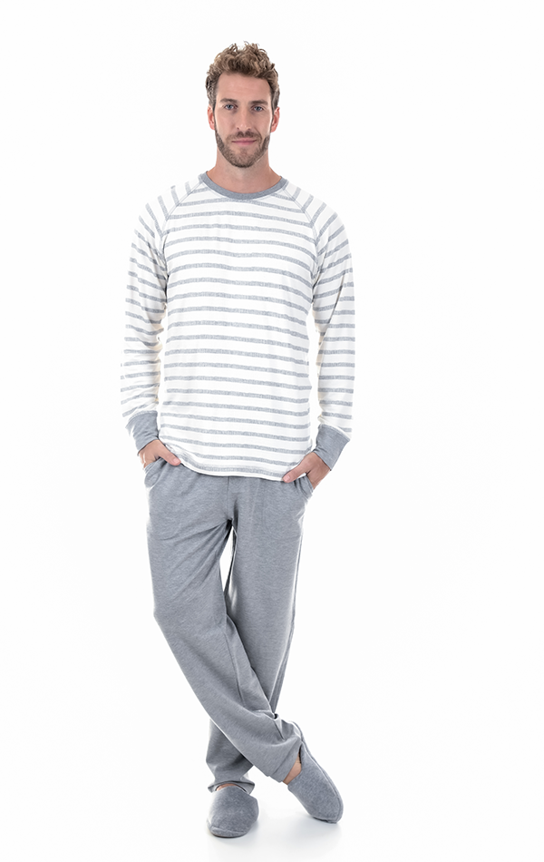 Pijama Masculino com Calça Moletinho Casal