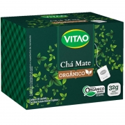 Chá-mate orgânico tradicional sachê 32 g - Vitao - 01 cx c/ 20 sachês