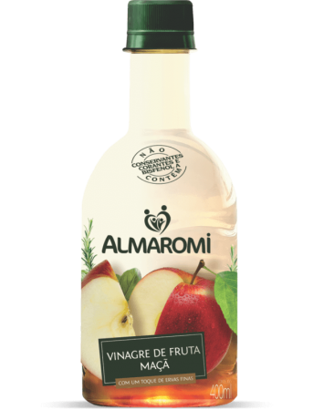 Vinagre de maçã com toque de ervas finas 400ml - Almaromi Viccino - unidade