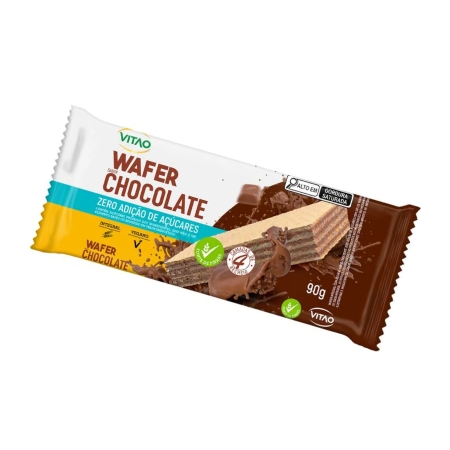 Wafer integral chocolate zero 90g - Vitao