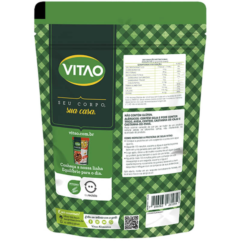Proteína de soja - Vitao - 01 un