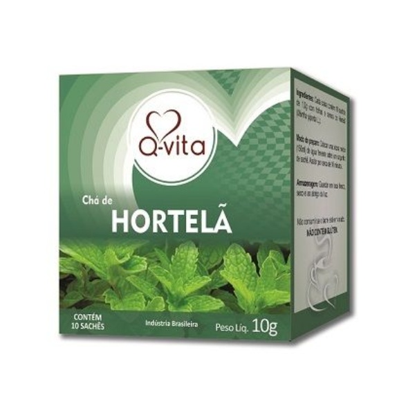 Chá de Hortelã 10g Sachê - Qvita
