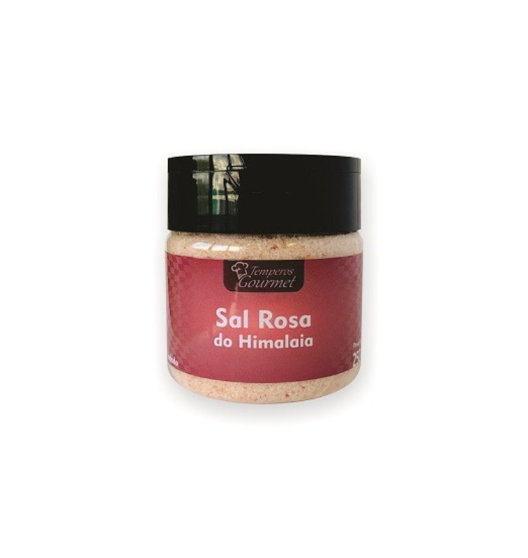 Sal rosa do himalaia pote 250 gramas - Q-vita - 01 un