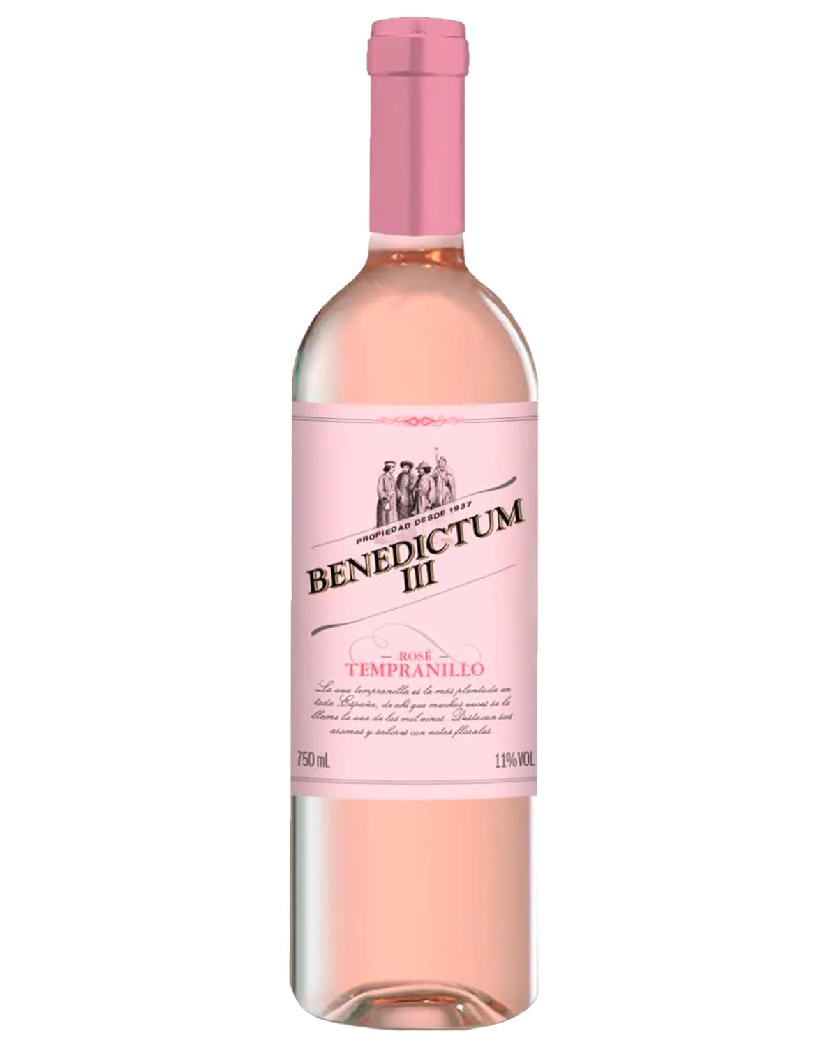 Vinho Rosé Benedictum III Tempranillo