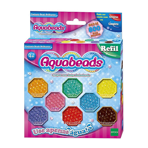 Aquabeads Conjunto Beads Brilhantes Refil - Epoch