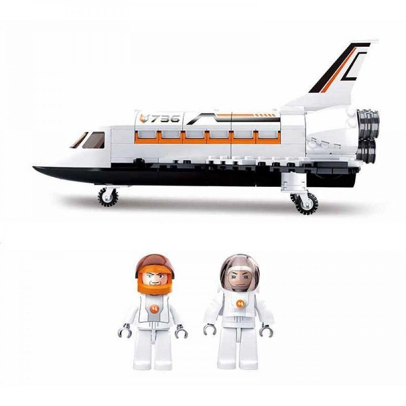 Blocos de Montar Astronautas Ônibus Espacial 231 Peças