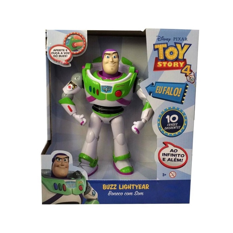 Boneco Buzz Lightyear Com Som Toy Story 4 - Toyng