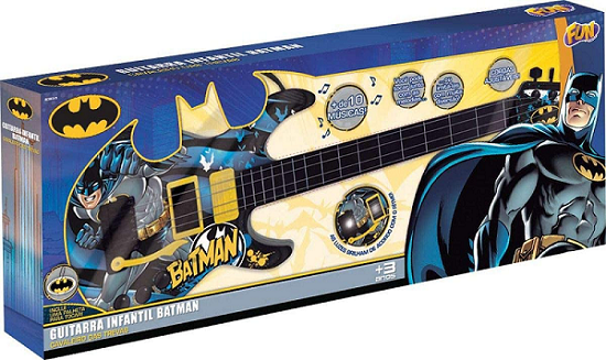 Guitarra Infantil Batman Cavaleiro das Trevas - Fun