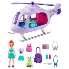 Helicóptero de Aventura Polly Pocket - Mattel
