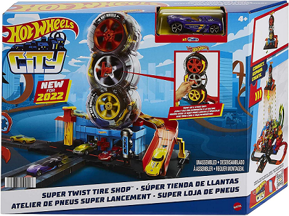 Hot Wheels City Super Loja de Pneus - Mattel