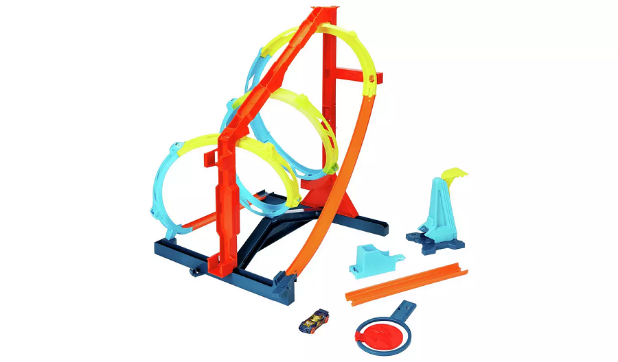 Hot Wheels Track Builder Kit de Giros Sem Limite - Mattel