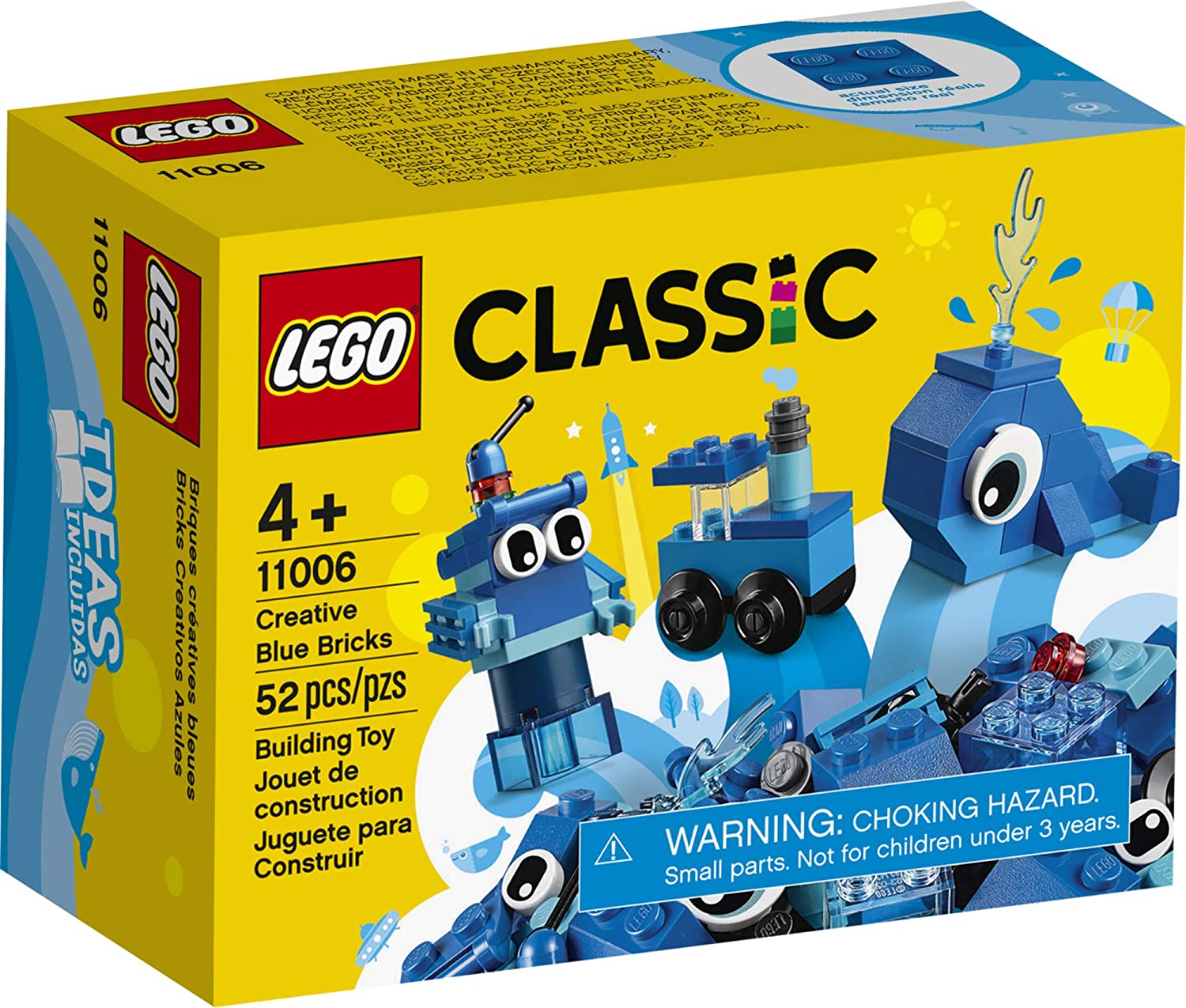 Lego Classic - Peças Azuis Criativas