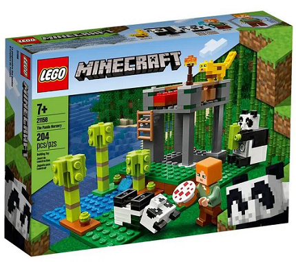 Lego Minecraft - A Creche dos Pandas