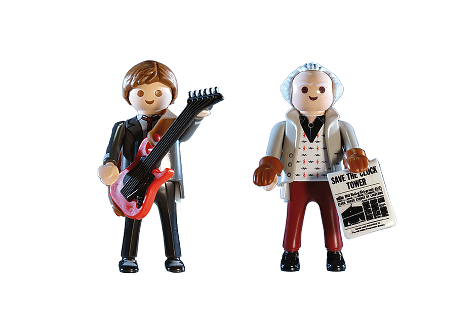 Playmobil Back To The Future Marty McFly e Dr Emmett Brown -Sunny