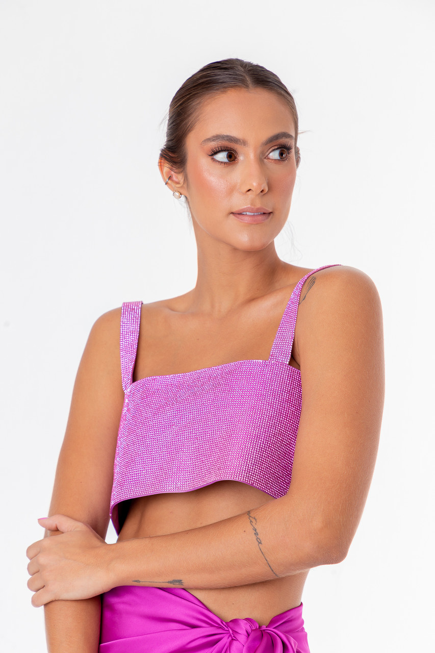 Cropped cristal pink