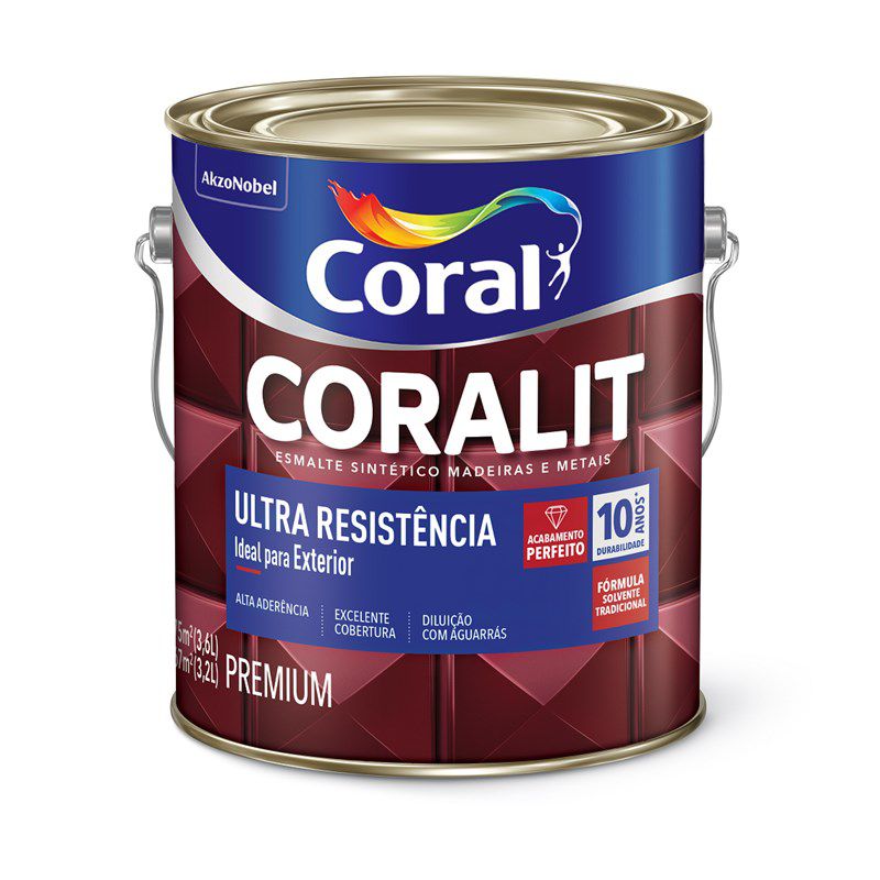 Coralit Ultra Alto Brilho Marrom Conhaque 3,6L