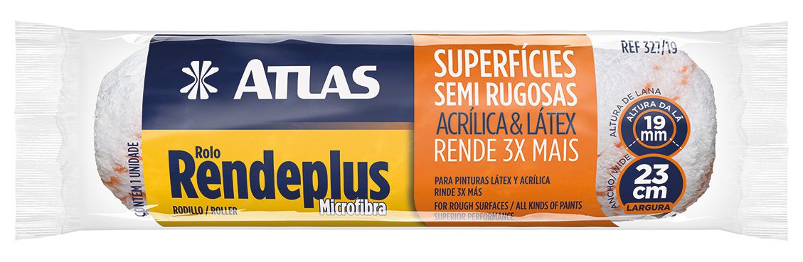 Rolo Microfibra Rendeplus 327/19 23Cm Atlas