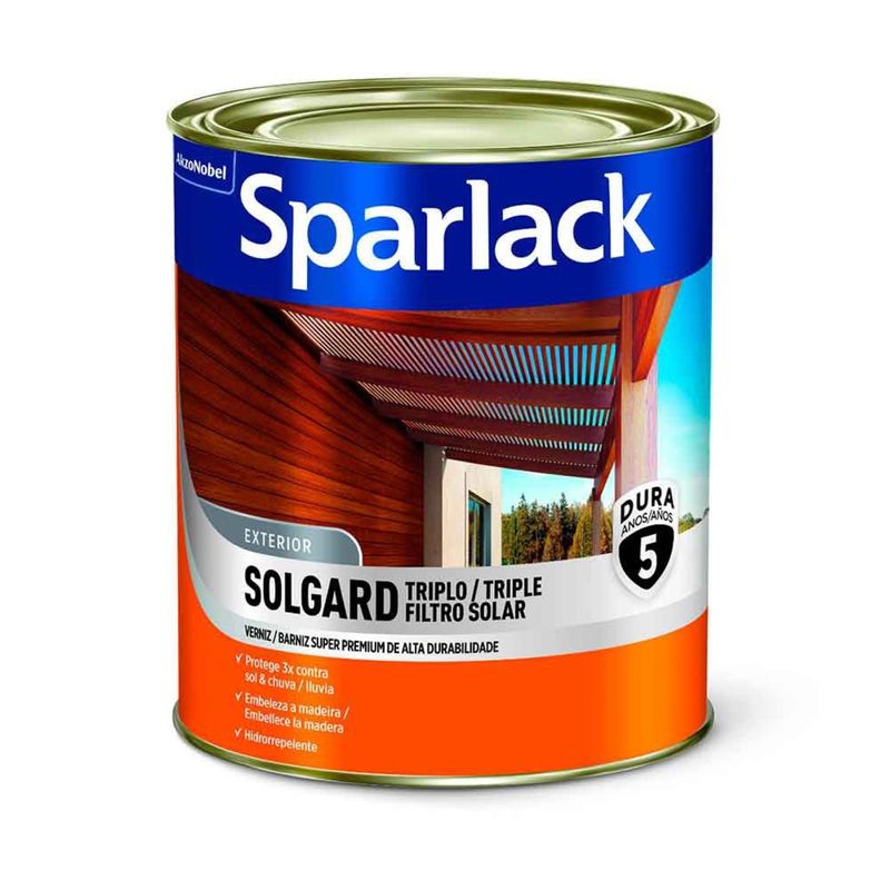 Sparlack Solgard Triplo Filtro Solar Brilhante 0,9L