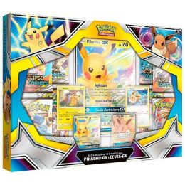 Box Pokémon - Coleção Especial - Pikachu-GX - Eevee-Gx - Copag