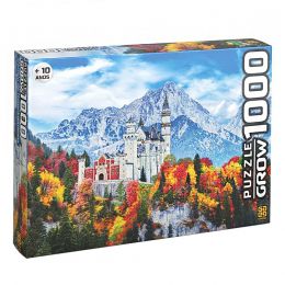 Quebra-Cabeça - Castelo de Neuschwanstein - 1000 Peças - Grow