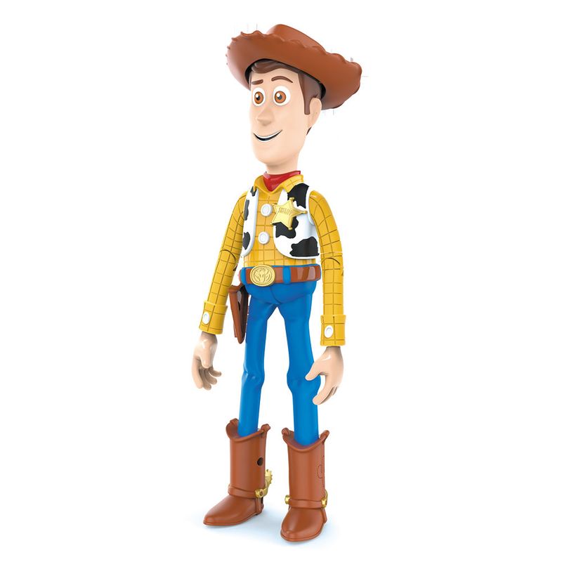 Boneco com Som - Toy Story 4 - Woody - 14 Frases - 30cm - Toyng 