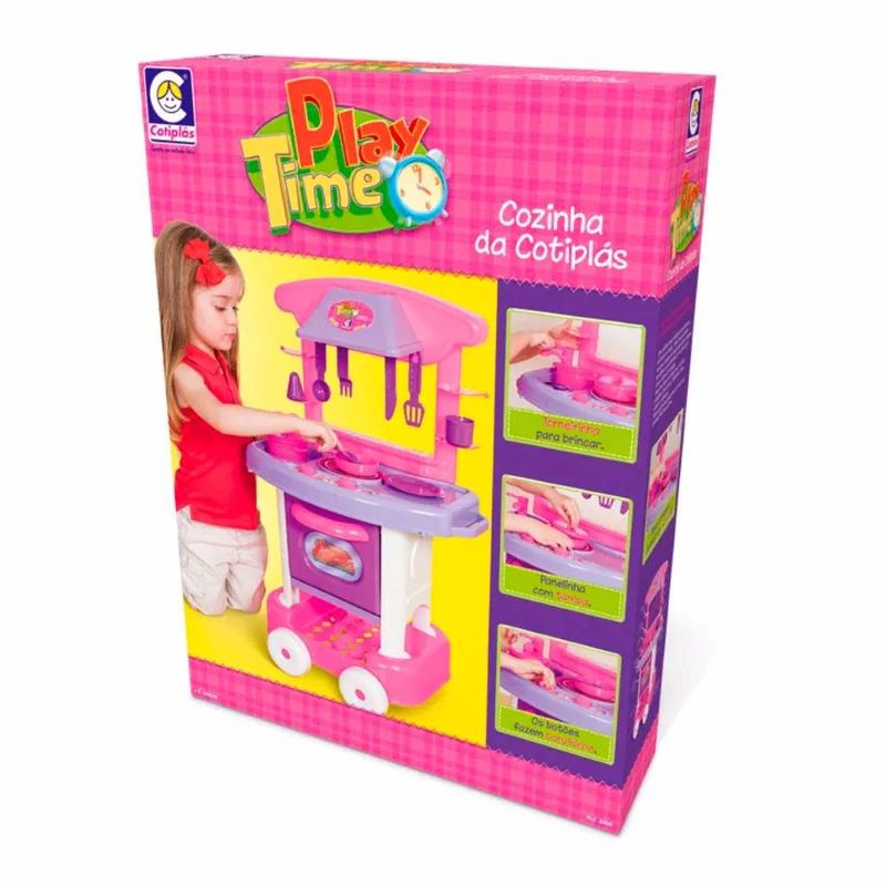 Conjunto de Cozinha Infantil Play Time - Cotiplás