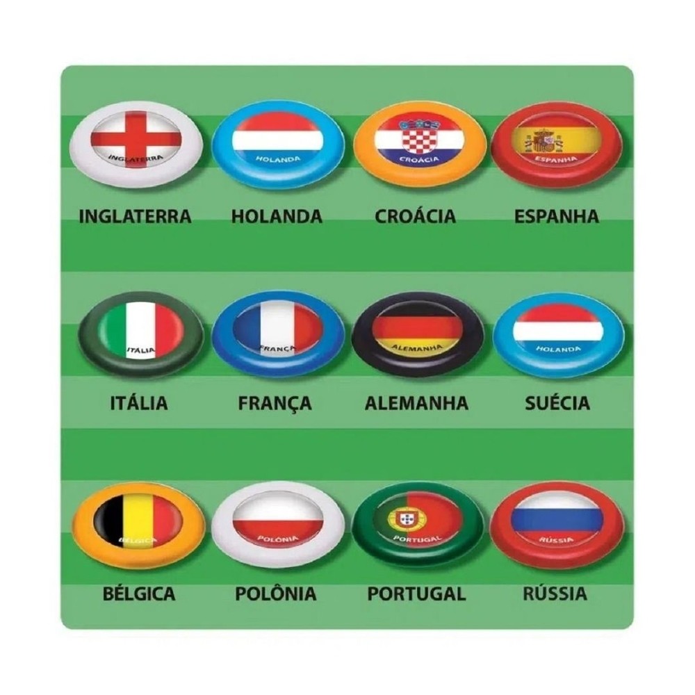 Futebol de Botão - Bolão Europa - 12 Times - Gulliver 