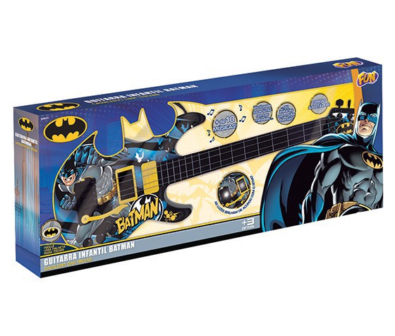 Guitarra Infantil - Batman - Cavaleiro das Trevas - Fun