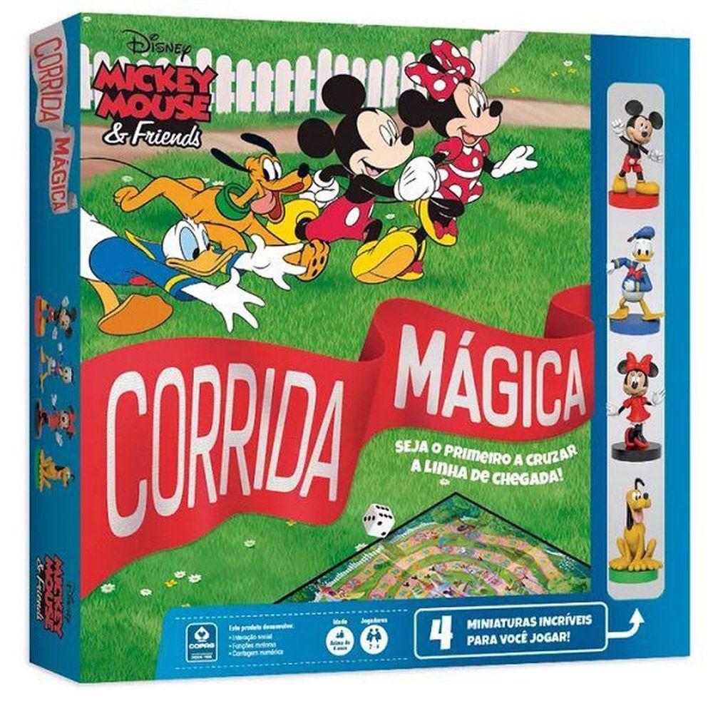 Jogo Corrida Mágica - Mickey Mouse e Amigos - Copag