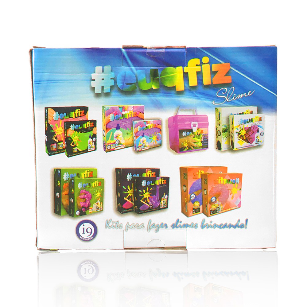 Super Kit de Slimes - Kit Para Fazer 5 Slimes - EuQFiz - I9 Brinquedos