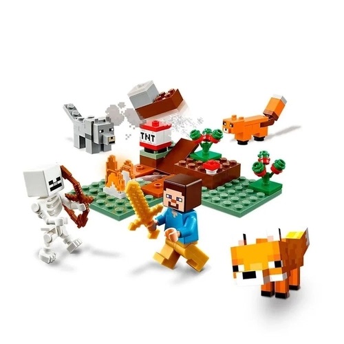 Lego Minecraft - Aventura em Taiga - 74 peças - 21162