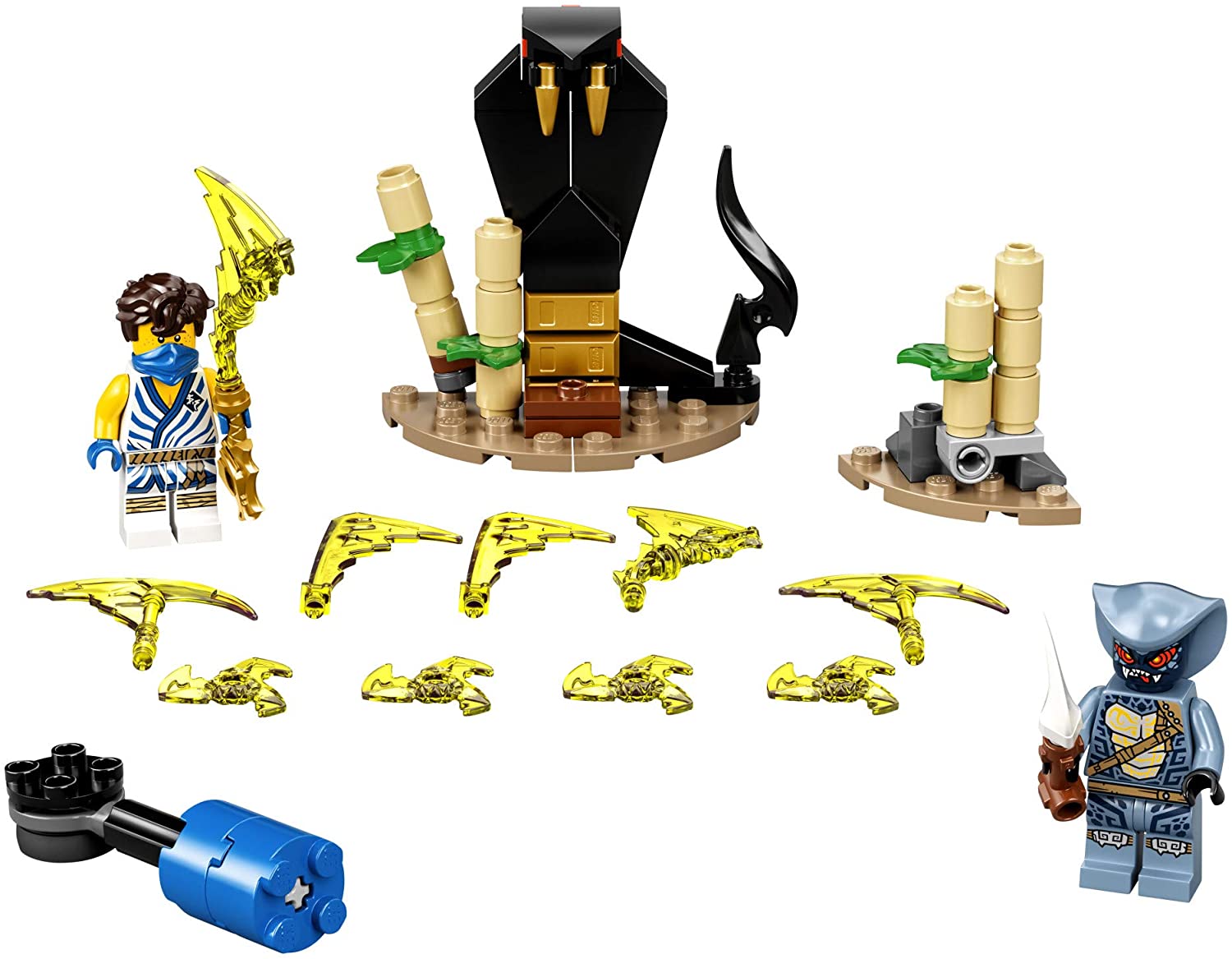 Lego Ninjago - Conjunto de Combate Épico - Jay vs Serpentine - 69 Peças - 71732