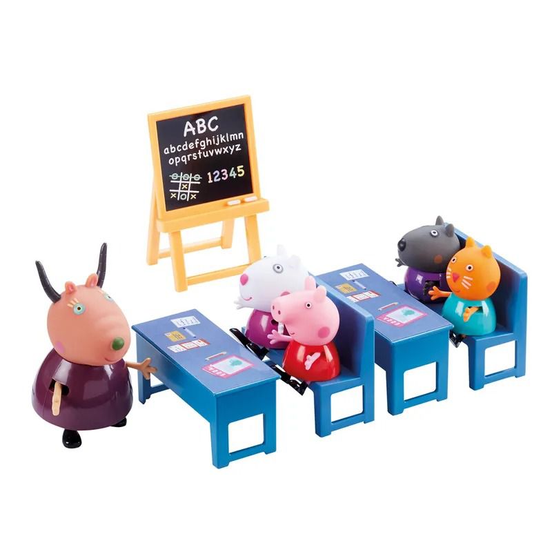 Playset e Mini Figuras - Peppa Pig - Sala de Aula da Peppa - DTC