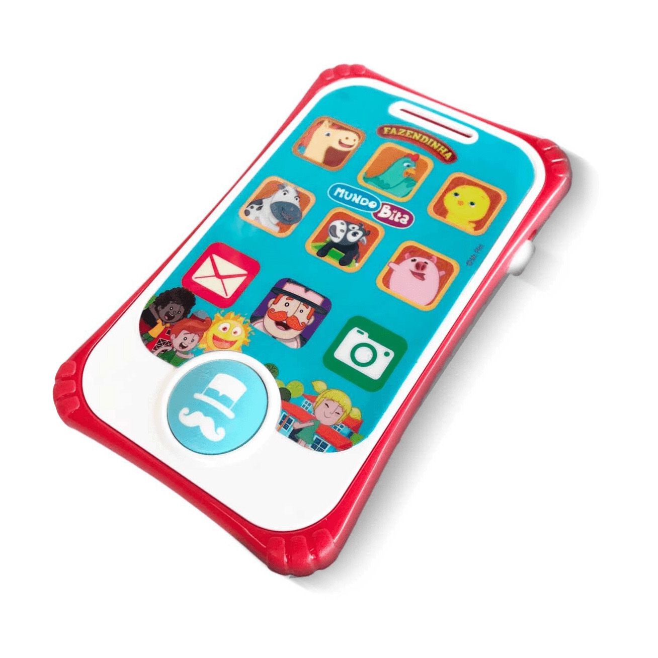 Smartphone Infantil - Fazendinha - Mundo Bita - Com Som - YesToys