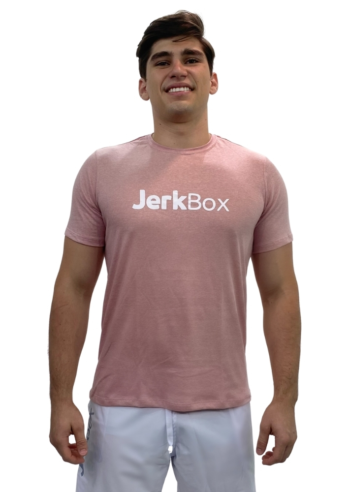 Camiseta JerkBox Mescla Rosê