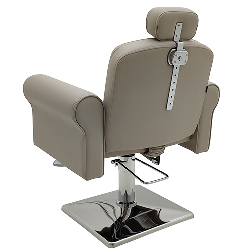 Cadeira Poltrona Catherine Hidraulica Fixa (não reclina) base quadrada em aço cromado