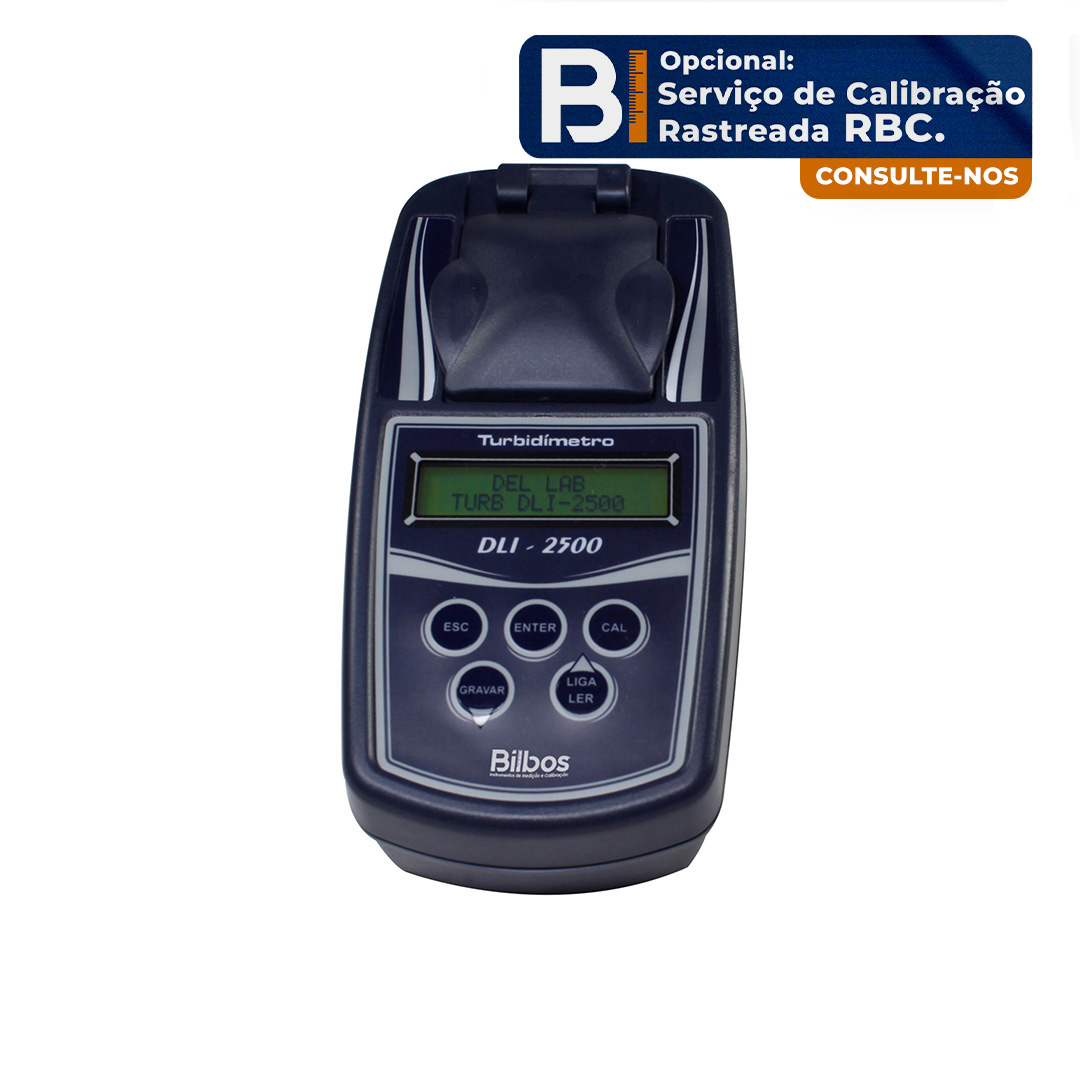 BLI-2500 - Turbidímetro Microprocessado Digital - Certificado de Calibração Opcional