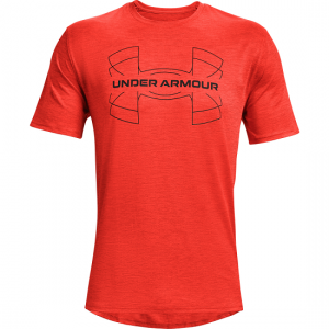 Camiseta Under Armour Training Vent Graphic SS Masculino - Vermelho E Preto