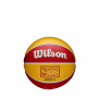 MINI BOLA BASQUETE WILSON NBA RETRÔ HOUSTON ROCKETS - TAMANHO 3 -