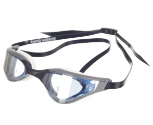 Óculos DE Natação Hammerhead Rapid Mirror 24 Espelhado - Cinza E Azul