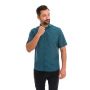 Camisa Social Masculina Slim Olimpo Maquinetada Manga Curta Verde