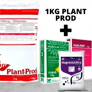 Kit Plant Prod 07-11-27 + (Sulfato de Magnésio, MKP, Nitrato de Cálcio Prime)