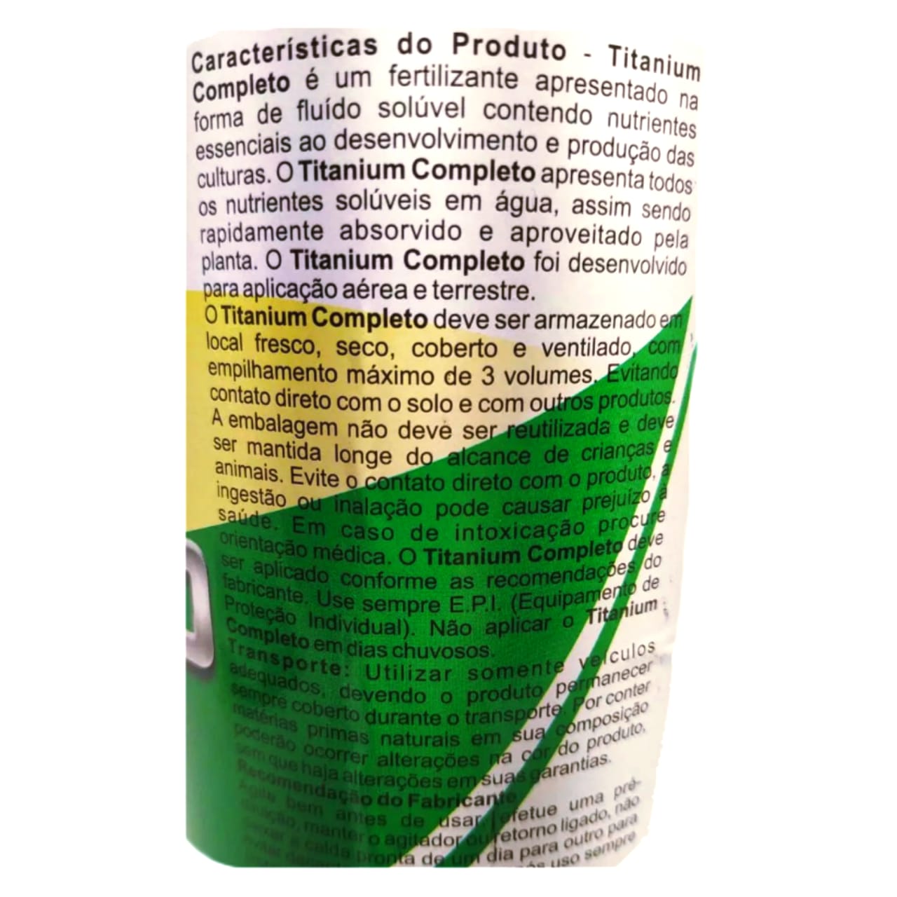 Tendero Afirmar Paraíso Fertilizante foliar Titanium Completo | Ramos Hidropônicos